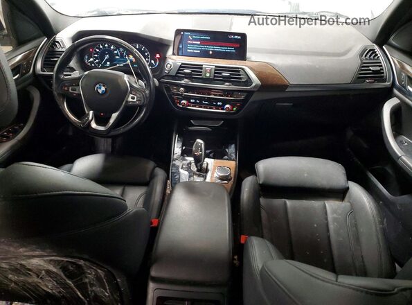 5UXTR9C5XJLD58464 2018 BMW X3 White Вид панелі приладів