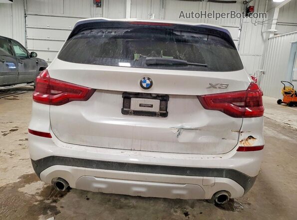 5UXTR9C5XJLD58464 2018 BMW X3 White Вид ззаду