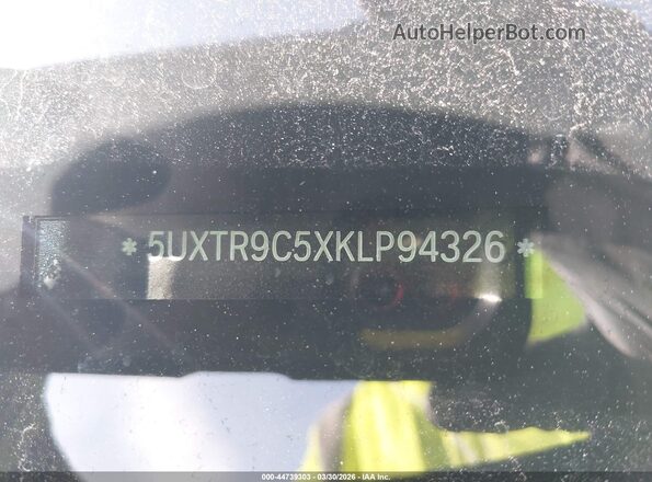 5UXTR9C5XKLP94326 2019 BMW X3 Dark Brown 