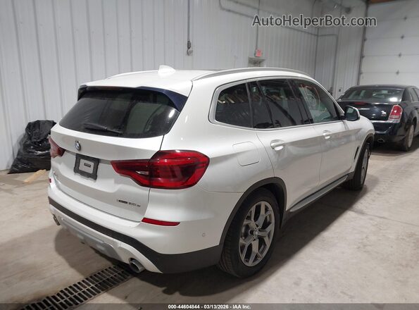5UXTS1C00M9F57678 2021 BMW X3 White Задня права чверть