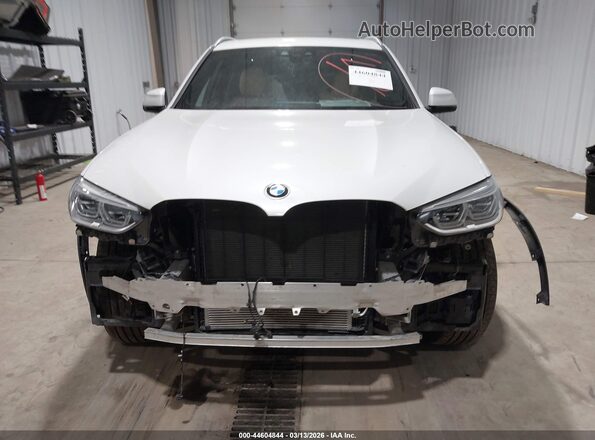 5UXTS1C00M9F57678 2021 BMW X3 White Вид щитка приладів