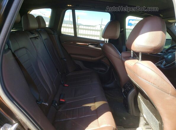 5UXTS3C57J0Z00328 2018 BMW X3 Black Rear seats view