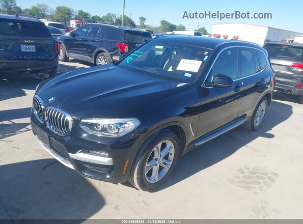 5UXTY3C02L9D57913 2020 BMW X3 Black 