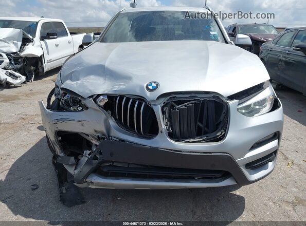 5UXTY3C04M9E71350 2021 BMW X3 Серебряный Вид спереди
