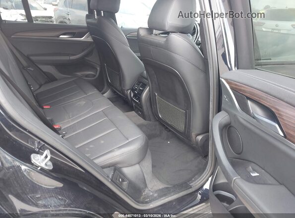 5UXTY3C05M9D71242 2021 BMW X3 Black VIN կոդի պիտակի տեսք