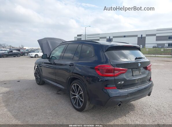 5UXTY3C05M9D71242 2021 BMW X3 Black Հետևի ձախ