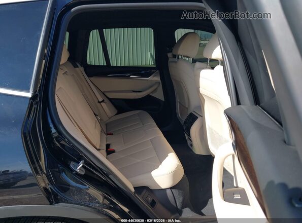 5UXTY3C05M9G56376 2021 BMW X3 Black Widok naklejki z numerem VIN
