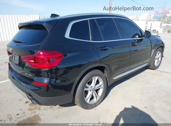 5UXTY3C05M9G56376 2021 BMW X3 Black Tył prawy