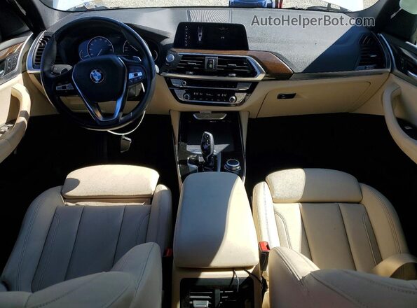 5UXTY3C08M9D82087 2021 BMW X3 White 
