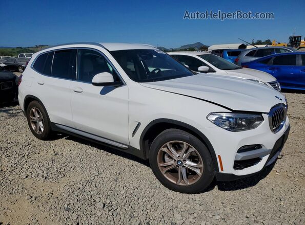 5UXTY3C08M9D82087 2021 BMW X3 White 