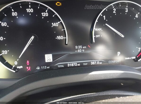 5UXTY3C0XM9F93615 2021 BMW X3 Blue Vista de los asientos traseros