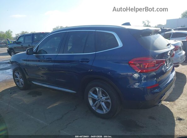 5UXTY3C0XM9F93615 2021 BMW X3 Blue 