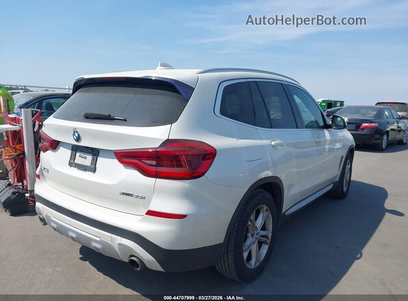 5UXTY5C06M9G18201 2021 BMW X3 White Задня права чверть