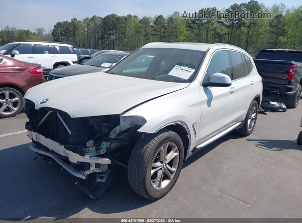 5UXTY5C06M9G18201 2021 BMW X3 White Передня ліва чверть