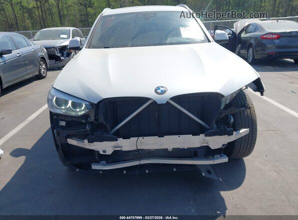 5UXTY5C06M9G18201 2021 BMW X3 White Вид спереду