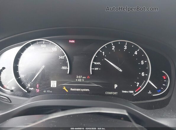 5UXTY5C07M9E47636 2021 BMW X3 Blue Вид задніх сидінь