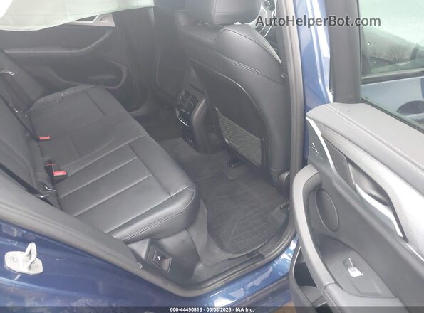 5UXTY5C07M9E47636 2021 BMW X3 Blue Вид наклейки з VIN-кодом