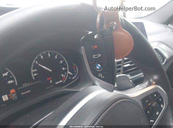 5UXTY5C07M9E47636 2021 BMW X3 Blue Вид панелі приладів