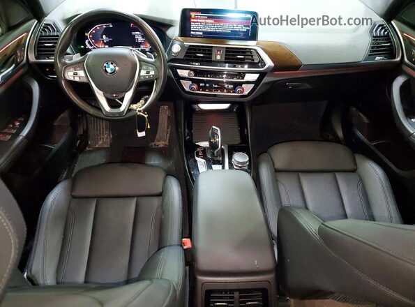 5UXTY5C09M9F31926 2021 BMW X3 Black 