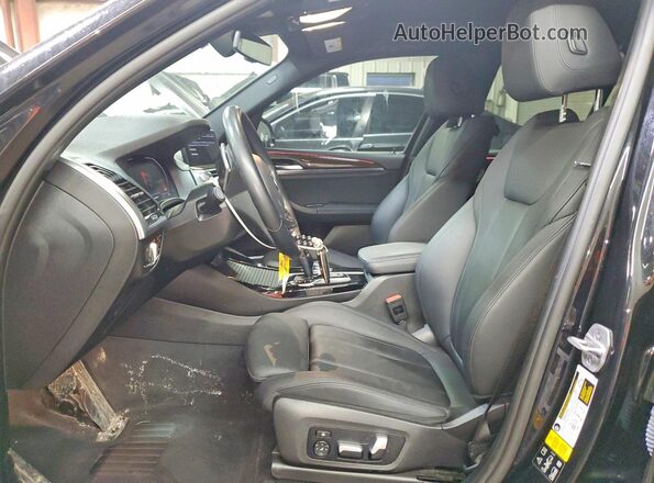 5UXTY5C09M9F31926 2021 BMW X3 Black 