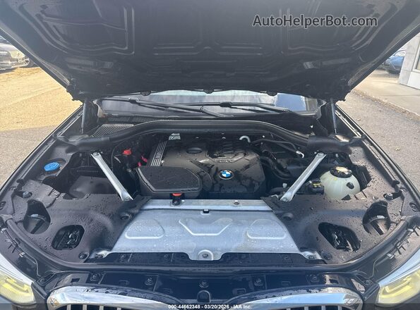 5UXTY5C09M9H28918 2021 BMW X3 Черный Вид сзади