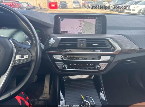 5UXTY5C09M9H28918 2021 BMW X3 Черный Вид спереди
