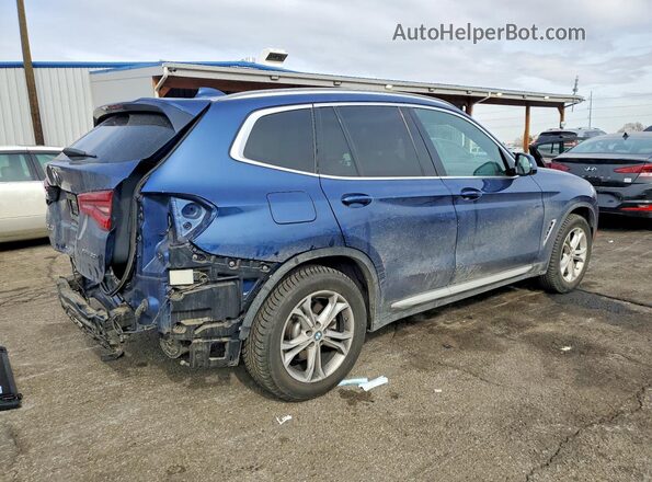 5UXTY5C0XM9E76970 2021 BMW X3 Blue 