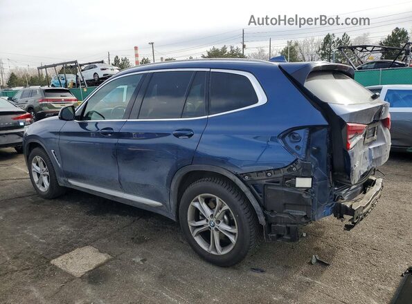 5UXTY5C0XM9E76970 2021 BMW X3 Blue 