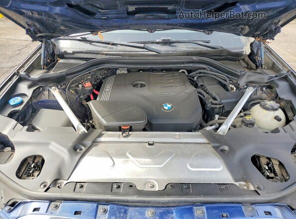 5UXTY5C0XM9E76970 2021 BMW X3 Blue 