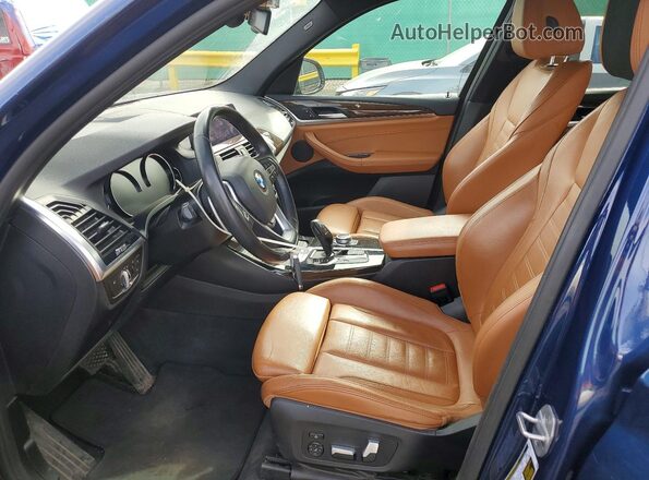 5UXTY5C0XM9E76970 2021 BMW X3 Blue 
