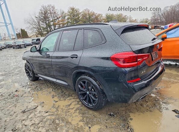 5UXTY9C0XM9F31053 2021 BMW X3 Black Trasero izquierdo