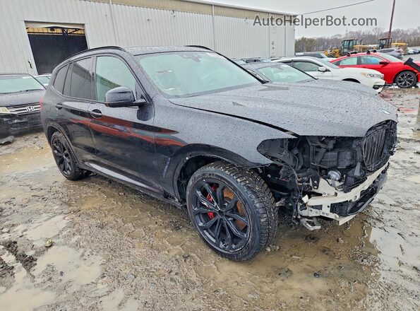 5UXTY9C0XM9F31053 2021 BMW X3 Black Delantero derecho