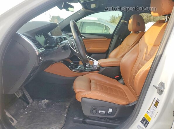 5UXUJ3C57KLG53483 2019 BMW X4 Белый Вид салона спереди