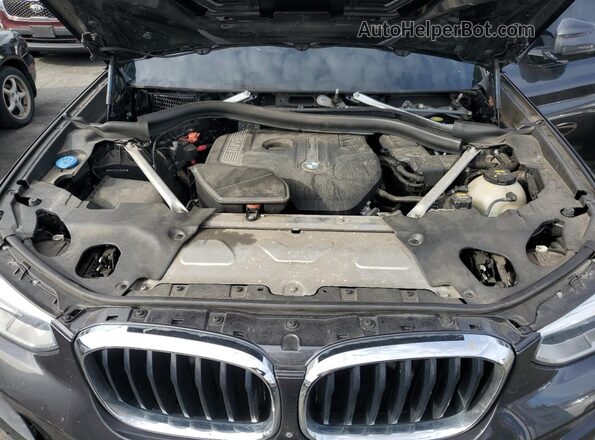 5UXUJ3C57KLG54164 2019 BMW X4 Gray Engine compartment view