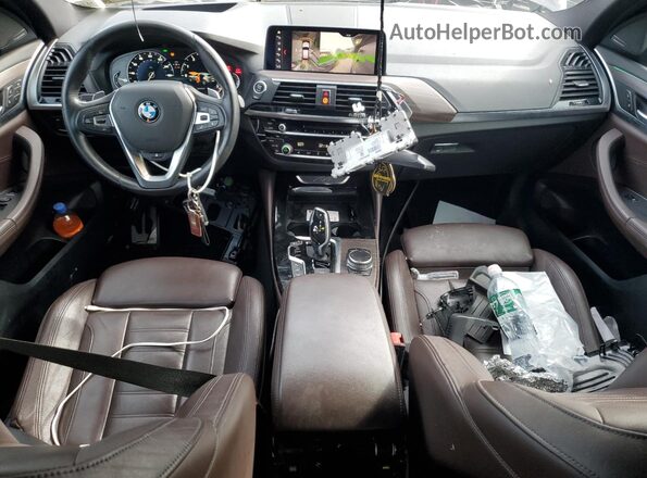 5UXUJ3C57KLG54164 2019 BMW X4 Gray Dashboard view