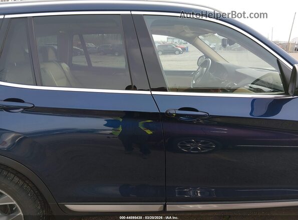 5UXWX9C31H0W79917 2017 BMW X3 Blue 