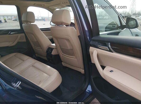 5UXWX9C31H0W79917 2017 BMW X3 Blue 