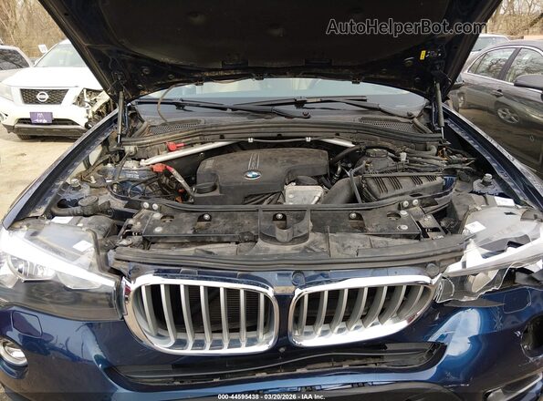 5UXWX9C31H0W79917 2017 BMW X3 Blue 