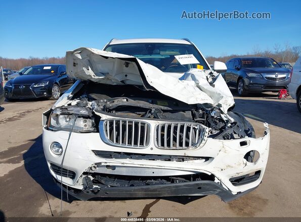 5UXWX9C32H0T16199 2017 BMW X3 White 