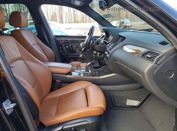 5UXWX9C34H0T16091 2017 BMW X3 Black Вид салону спереду