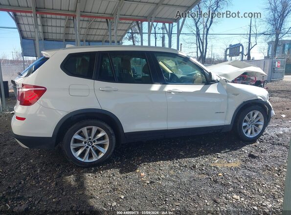5UXWX9C51G0D71603 2016 BMW X3 Белый Вид задней части салона