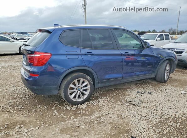 5UXWX9C53G0D74986 2016 BMW X3 Blue Rear right
