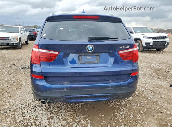 5UXWX9C53G0D74986 2016 BMW X3 Blue Rear view