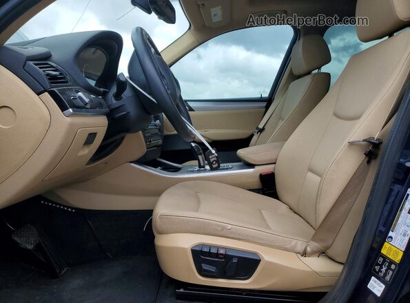 5UXWX9C53G0D74986 2016 BMW X3 Blue Front interior view