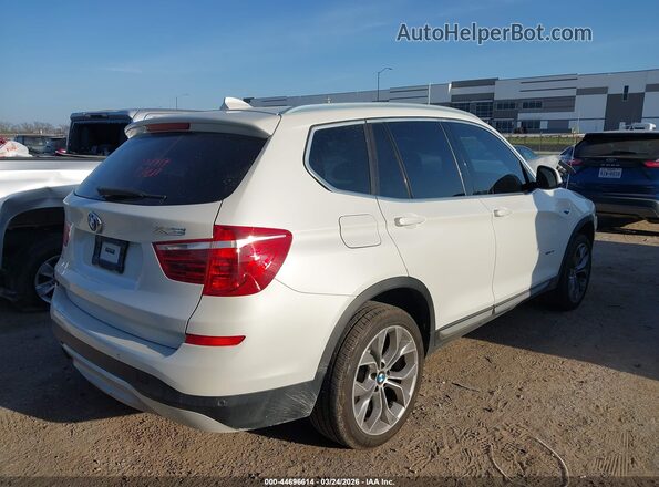 5UXWX9C54G0D69277 2016 BMW X3 Белый Задняя правая четверть