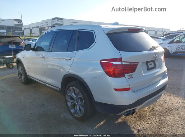 5UXWX9C54G0D69277 2016 BMW X3 Белый Задняя левая четверть