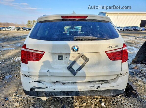 5UXWX9C55H0D97266 2017 BMW X3 White უკანა ხედი