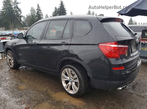 5UXWX9C5XG0D70725 2016 BMW X3 Black Rear left