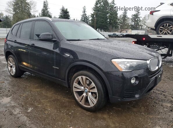5UXWX9C5XG0D70725 2016 BMW X3 Black Front right