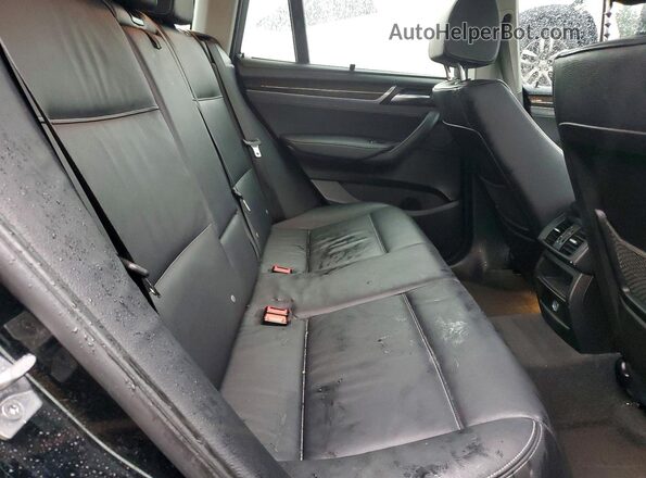 5UXWX9C5XG0D70725 2016 BMW X3 Black Rear interior view